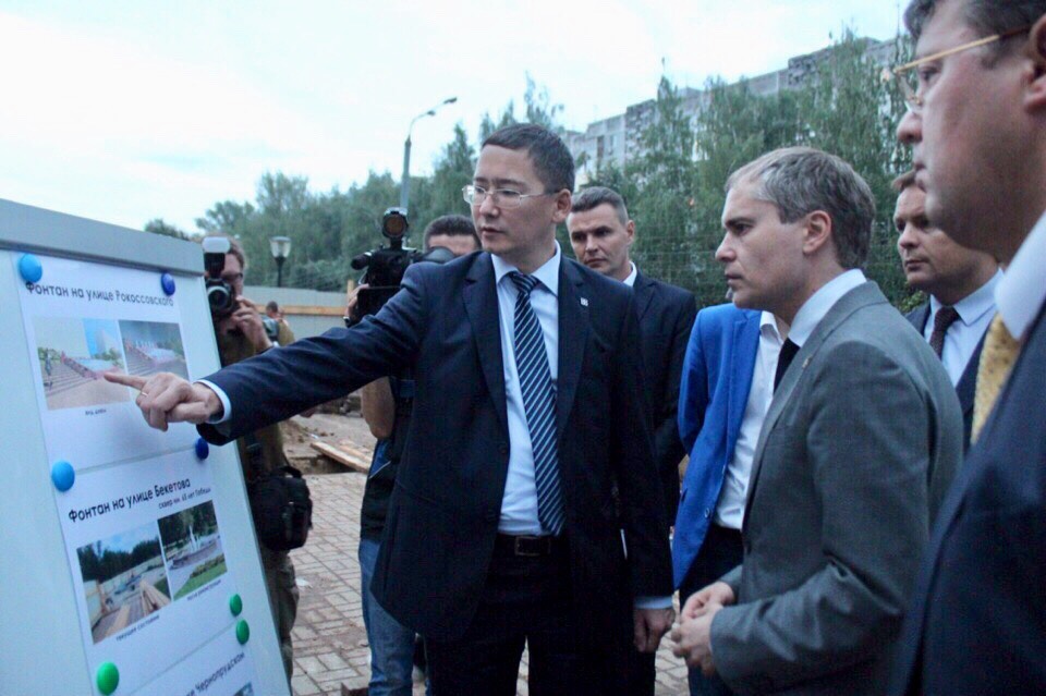 Фонтан на ул. Рокоссовского планируется восстановить ко Дню города